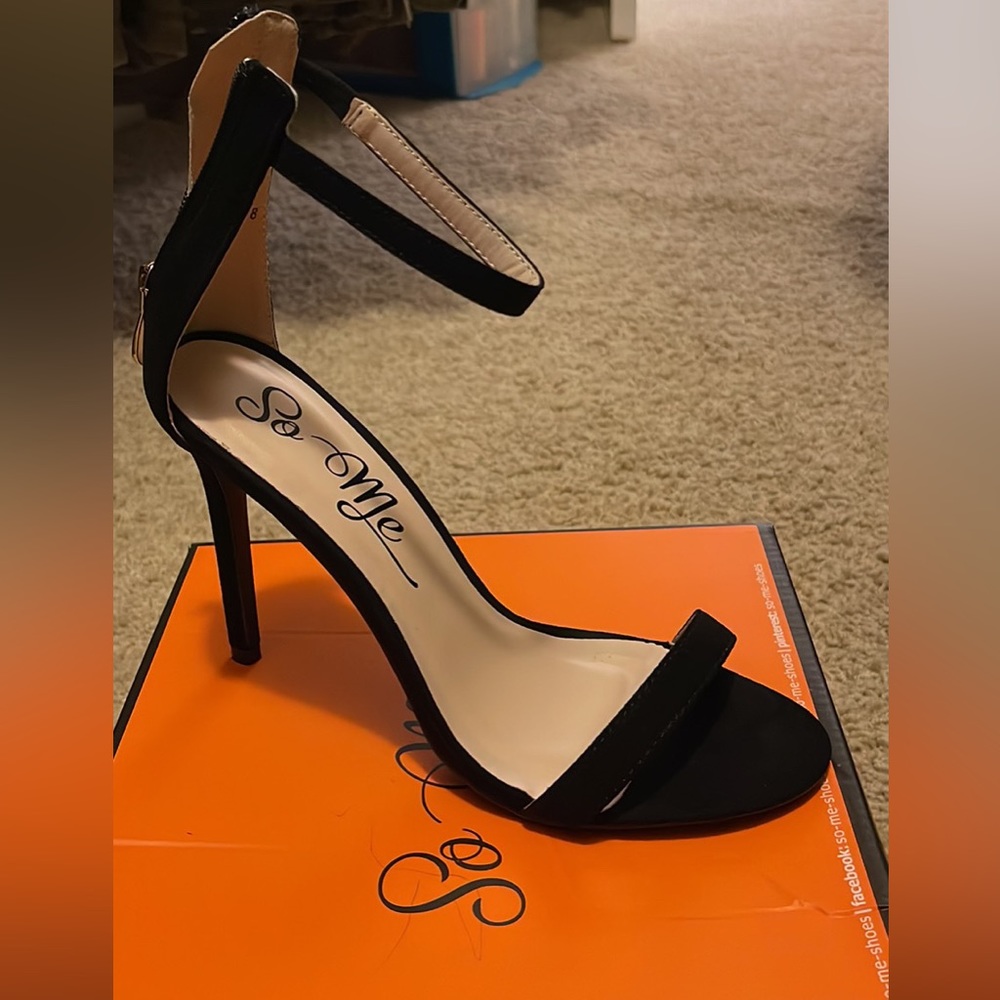Black Heels Size 8